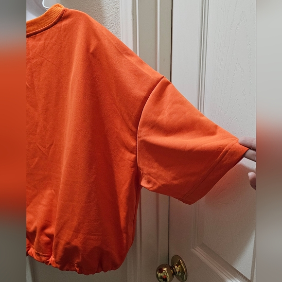 Bright Orange Graphic Cropped Tee and Shorts LoungeSet Size XXL NWOT - Picture 8 of 16